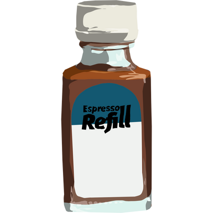 【受注生産】ブルーラベル 100ml｜夜や贈り物に。カフェインレス・生エスプレッソ（デカフェ / ノンアルコール）｜EspressoRefill